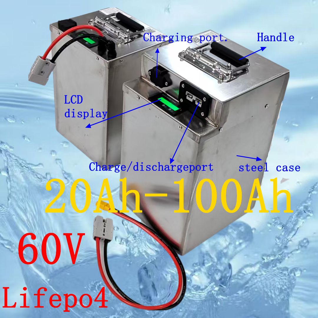 LIFEPO4 60V 60Ah 100Ah 60V 80A - 72V 40Ah Lifepo4 Battery Pack review and price